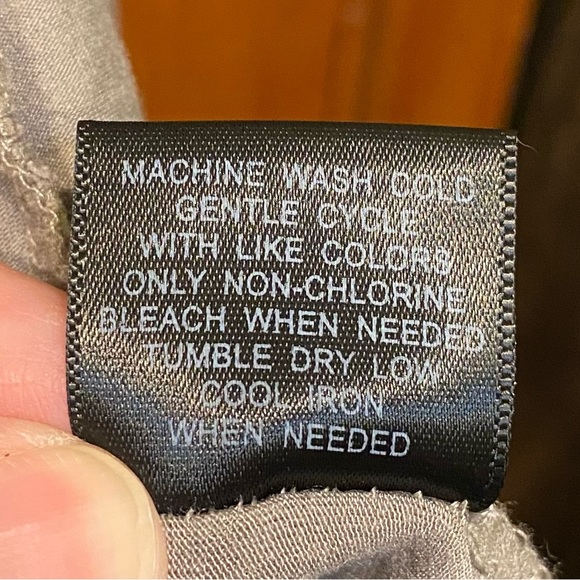 INC International Concepts silver-gray womens open sweater draped sleeve large - Picture 5 of 5